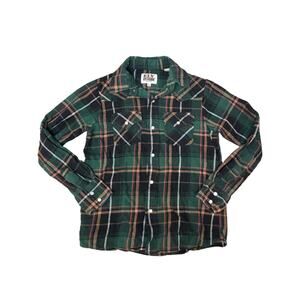 Ely Cattleman Western Shirt - Boys Size Medium - Flannel